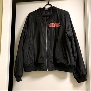 Forever 21 AC/DC Bomber Jacket